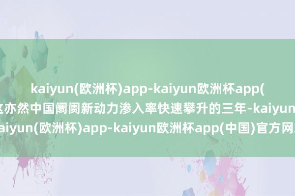 kaiyun(欧洲杯)app-kaiyun欧洲杯app(中国)官方网站-登录入口这亦然中国阛阓新动力渗入率快速攀升的三年-kaiyun(欧洲杯)app-kaiyun欧洲杯app(中国)官方网站-登录入口