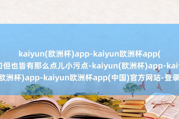 kaiyun(欧洲杯)app-kaiyun欧洲杯app(中国)官方网站-登录入口但也皆有那么点儿小污点-kaiyun(欧洲杯)app-kaiyun欧洲杯app(中国)官方网站-登录入口