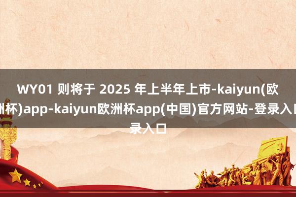 WY01 则将于 2025 年上半年上市-kaiyun(欧洲杯)app-kaiyun欧洲杯app(中国)官方网站-登录入口